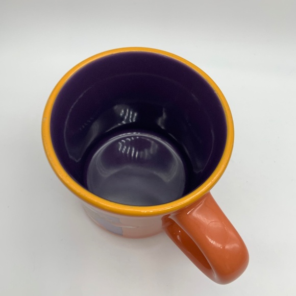 Disney Winnie the Pooh Tigger Ceramic Coffee Mug Orange/Purple - Picture 7 of 13
